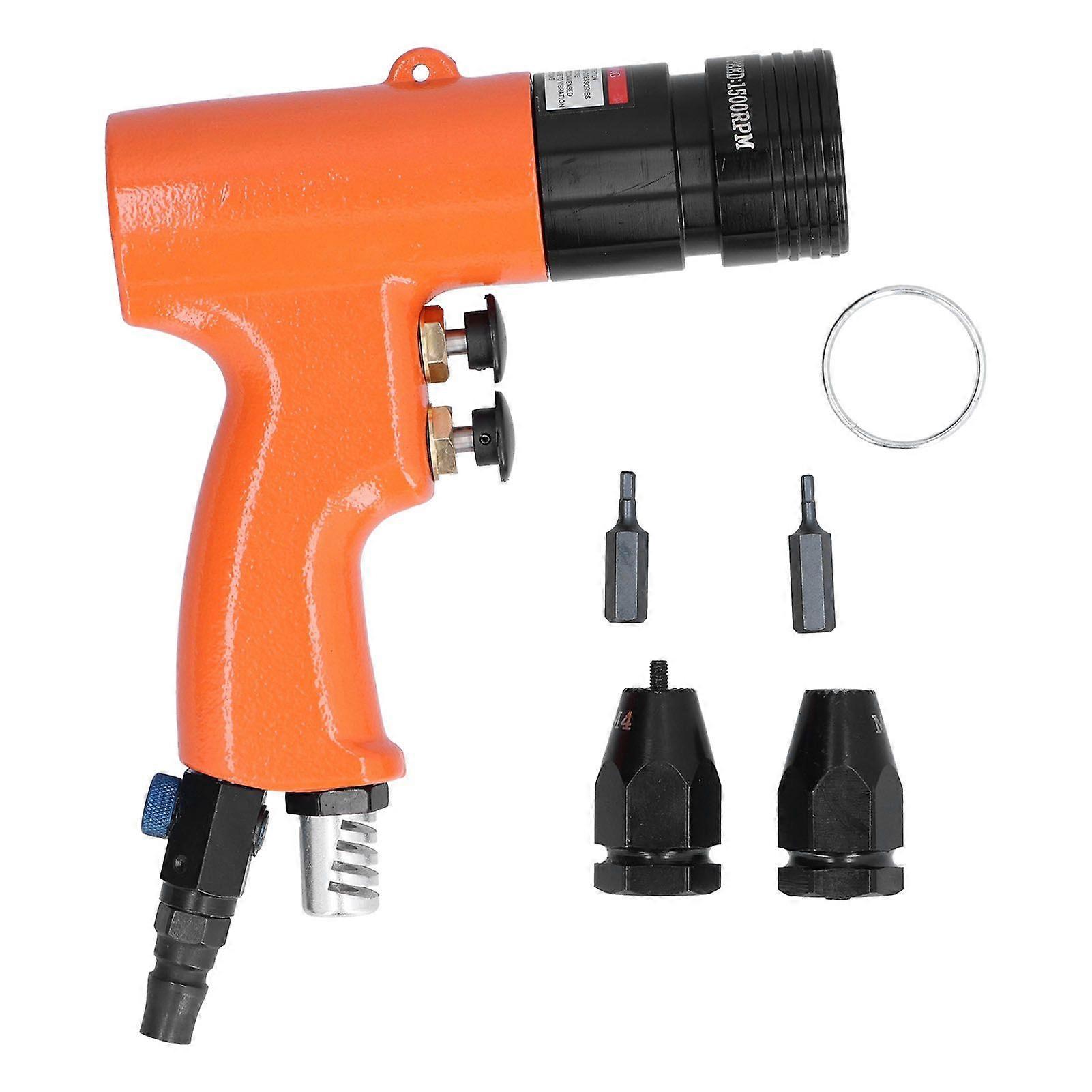 Pneumatic Rivet Tool M3 M4 Air Riveting Nut Gun with Self Locking Head 1500rpm KV7801E