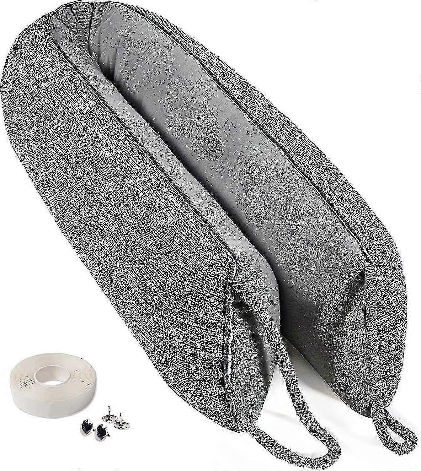 Under Door Draft Stopper Blocker 36" For Bottom Seal Dust.air Insulation.gray