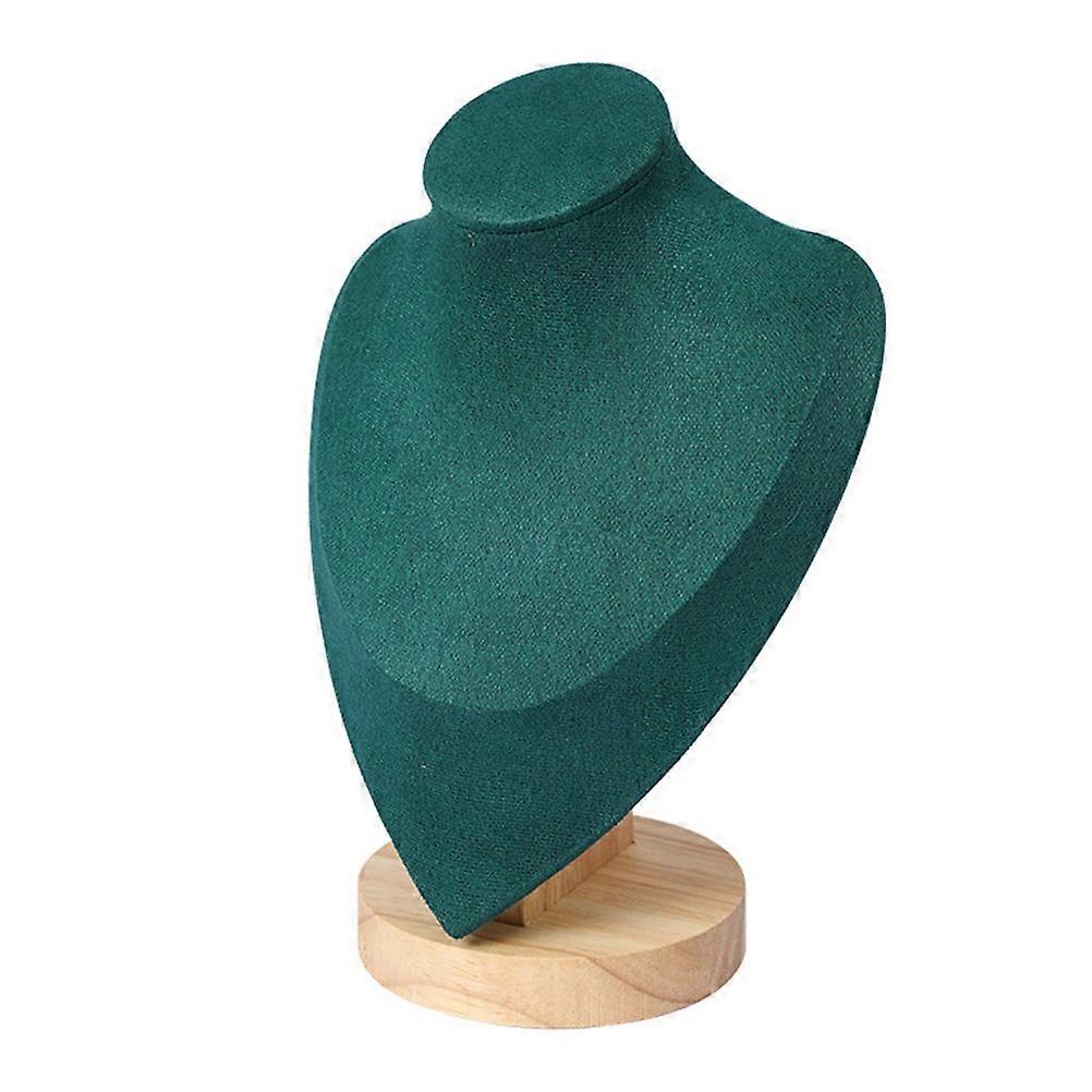 Ketting displayrek houten flanellen portret nek model display frame 1 stuks