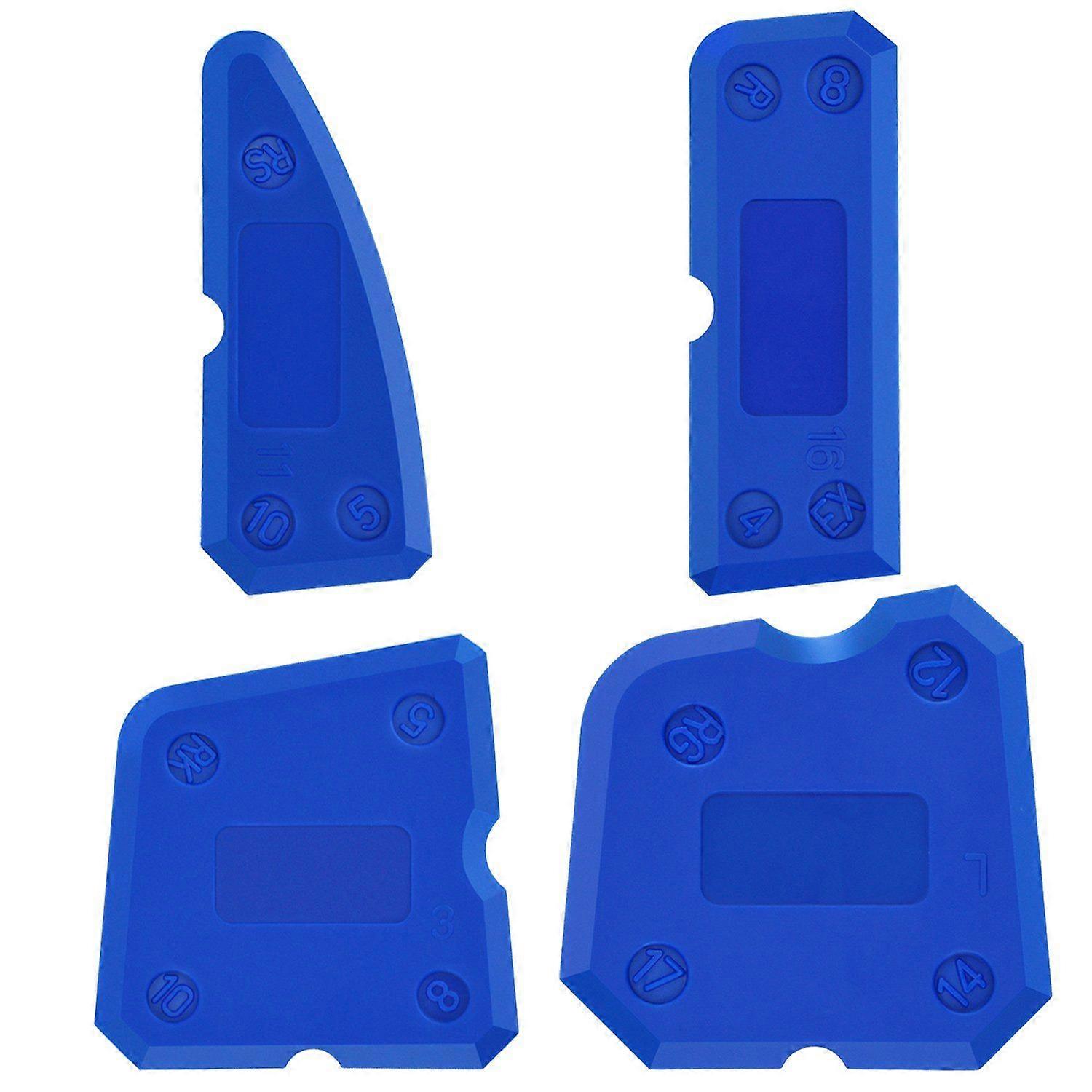 x Blue silicone dissolver Tool, silicone scraper Grouting Tool, seal dissolver