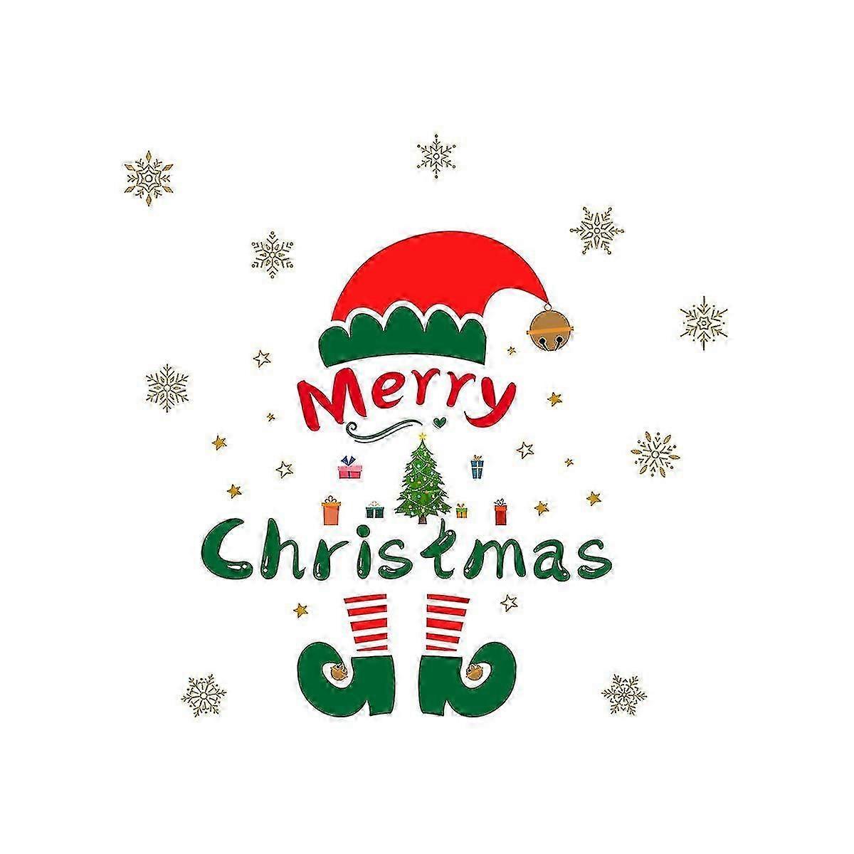 1pc Creative Christmas Wall Sticker Decal