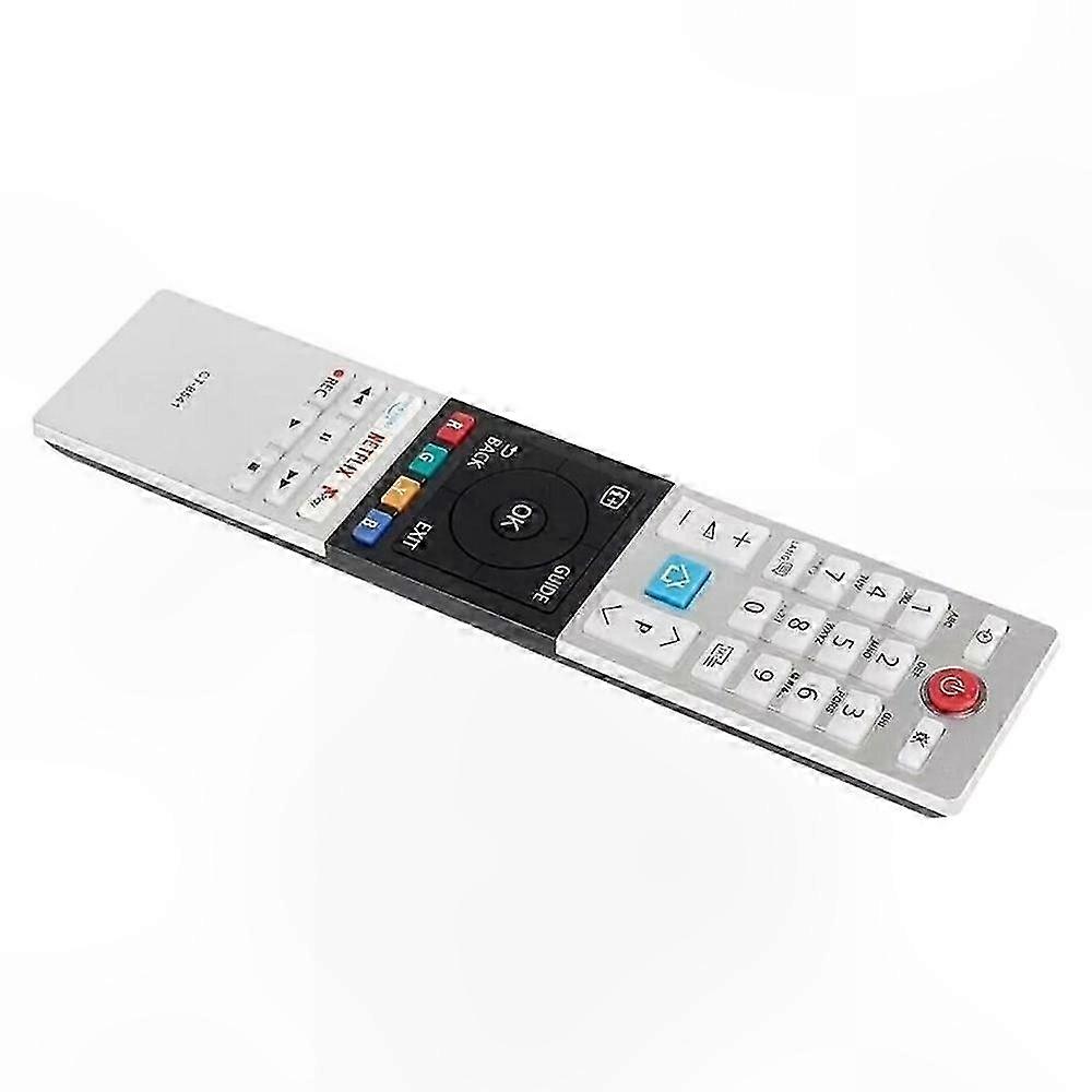 Universal Remote Control for Smart TVs, Replacement Plastic Remote for Toshiba-Compatible Models