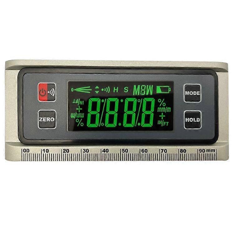 Digital display mini inclinometer aluminum alloy with magnet digital display mini level