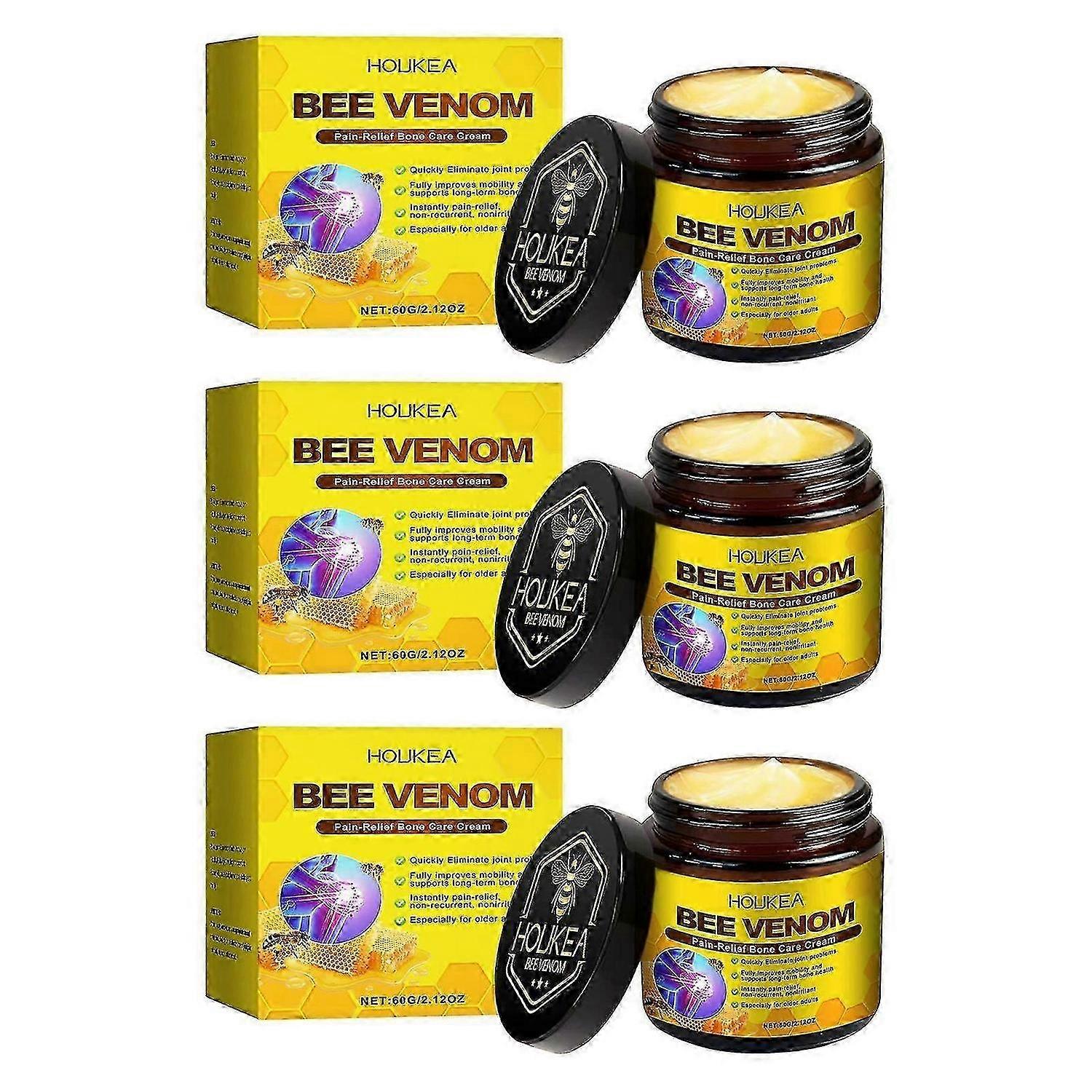 Bigift Benläkande Kräm, Bigift Ledterapi Smärtlindrande Massagegel för Rygg, Nacke, Händer,