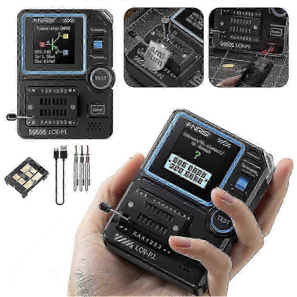 LCR-P1 Multifunction Transistor Capacitors Tester Diode Triode Capacitance Resistance Meter Automatic Checker Detector