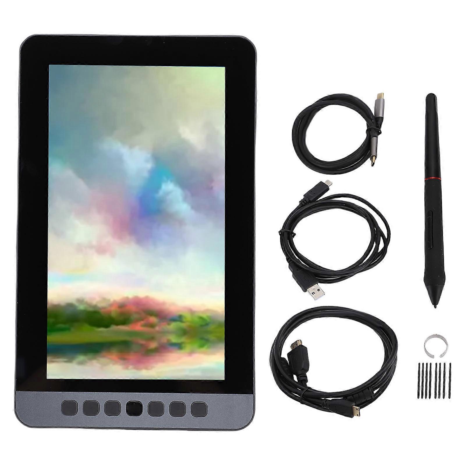 11.6 Inch Graphic Tablet with No Battery Stylus and Tilt Function for Digital Art