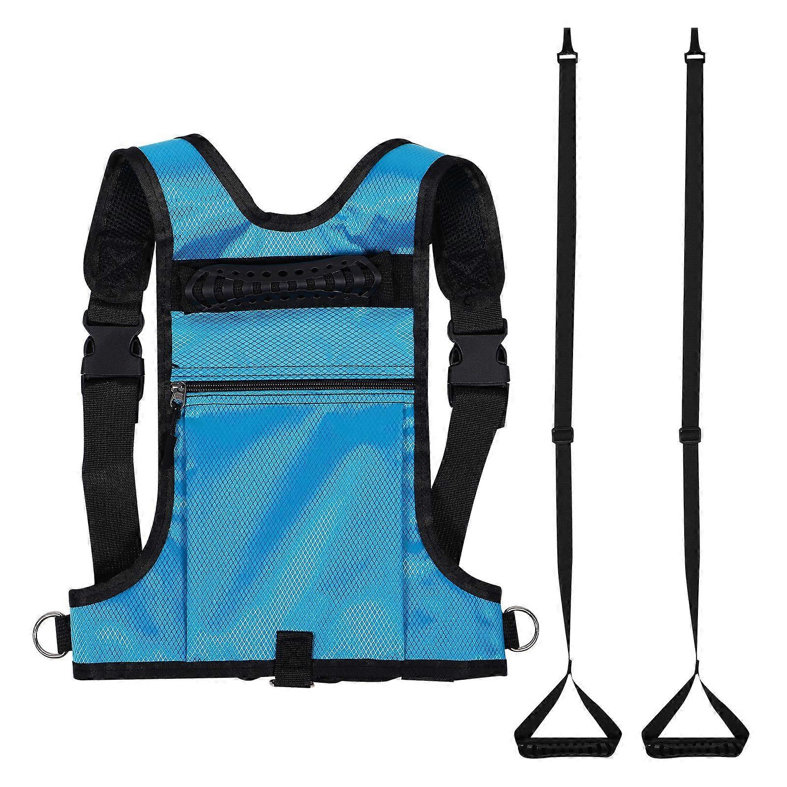 Kids Ski Harness - Adjustable Snowboard Training Leash Harness With Zipper Pocket - Breathable Child Ski Gear For Outdoor Sports Snowboard Beginner Le