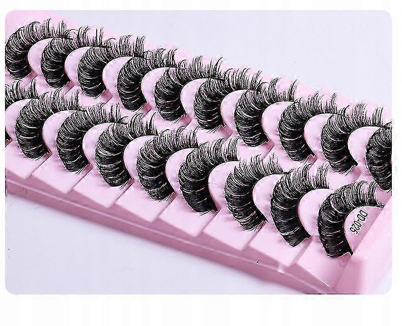 10 Pairs 6d False Eyelashes Are Soft And Comfortable 17mm