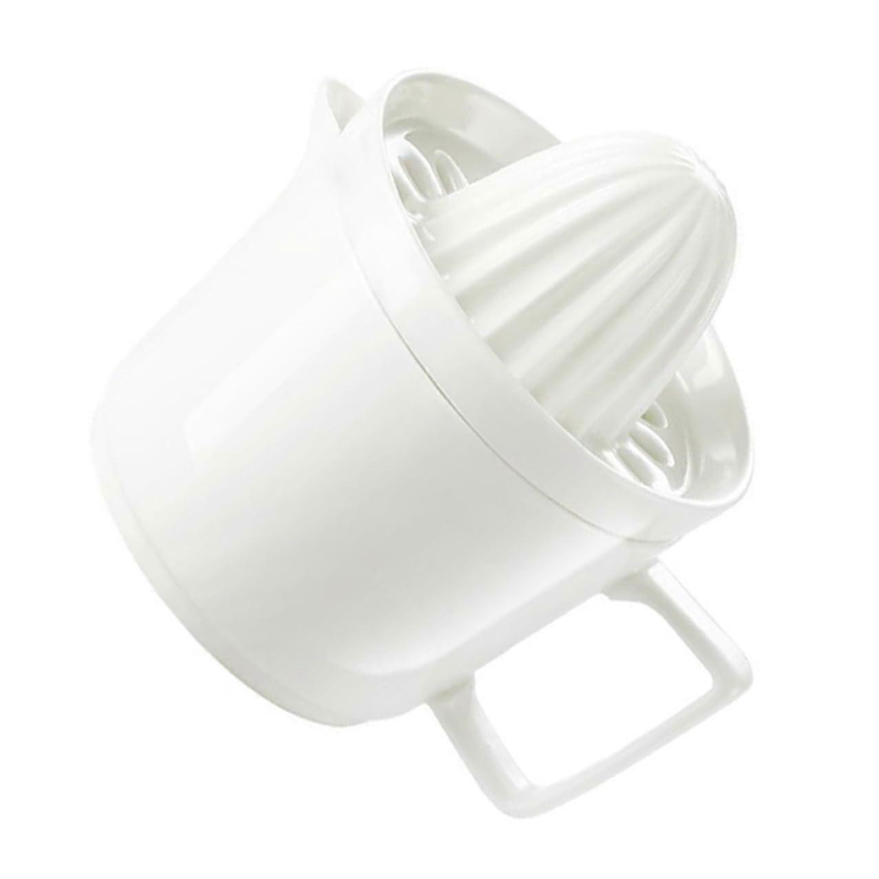 Manual Ceramic Fruit Squeezer Cup Portable Handheld Citrus Juicer For Lemons And Oranges, Easy To Clean, Compact Design