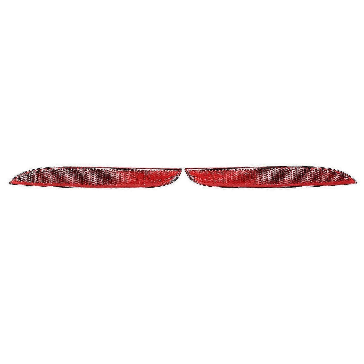 Rear Bumper Reflector for E84 X1 2010-2015, Left Right Red Tail Bumper Marker, 63142990863 (1 Pair)