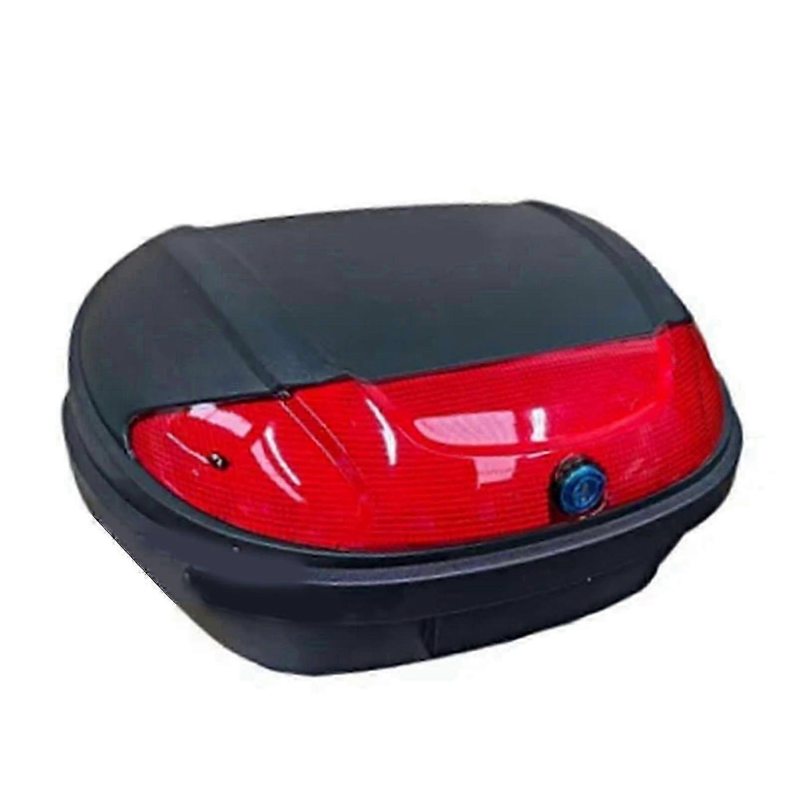 Shockproof scooter storage trunk 52L waterproof motorcycle top box