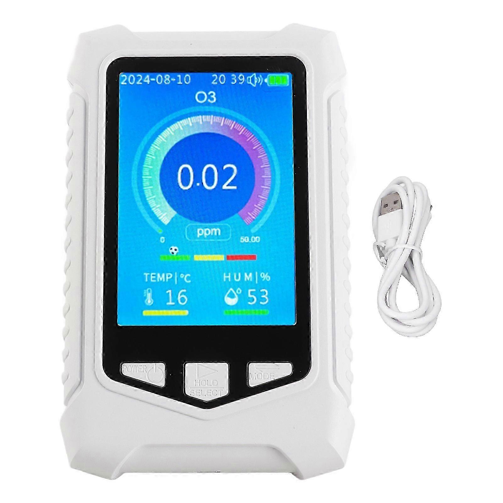 O3 Meter Detector Handheld Colorful USB Charging Sensitive Air Quality Pollution Monitor for Testing