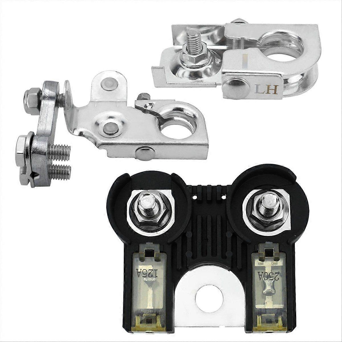 Battery Fuse and Positive & Negative Battery Terminal Clamps for 2011-2014 Replace AL3Z-14526-AA (1