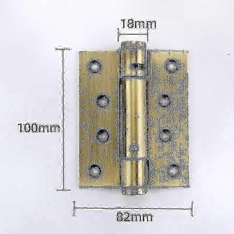 Damping Buffer Invisible Hinge for Automatic Hidden Doors with Self-Closing Feature