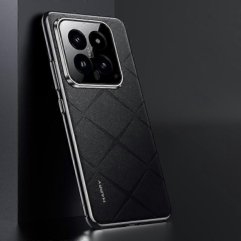 Plain Leather PC Phone Case