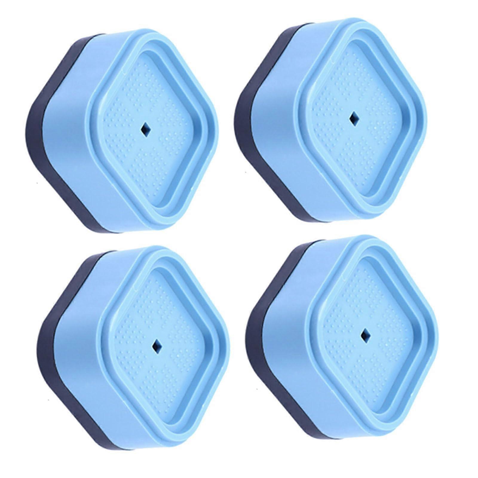 Stackable Washing Machine Risers 4Piece Set, Adjustable Furniture Risers For Sofa Table Chair Desk Legs, Bed Lifts