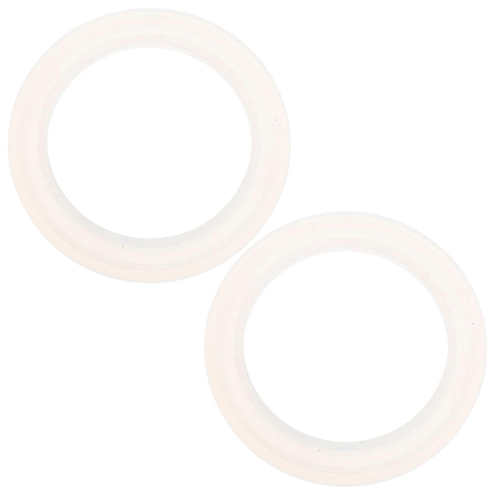 Espresso Machine Sealing Ring for Coffee Maker Use 2Pcs Transparent Silicone