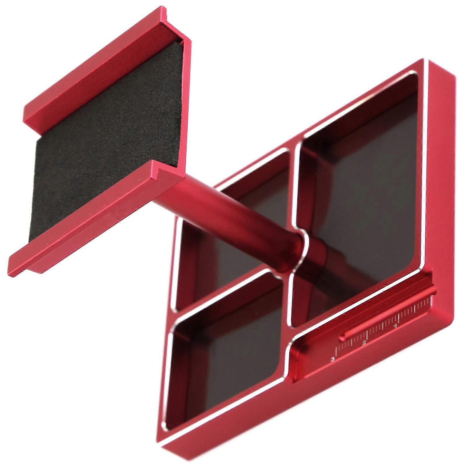 Metal Work Stand Repair Station Display Platform with Screw Holder 360 Degree Rotation for 1/18 1/24 Remote Car  Red