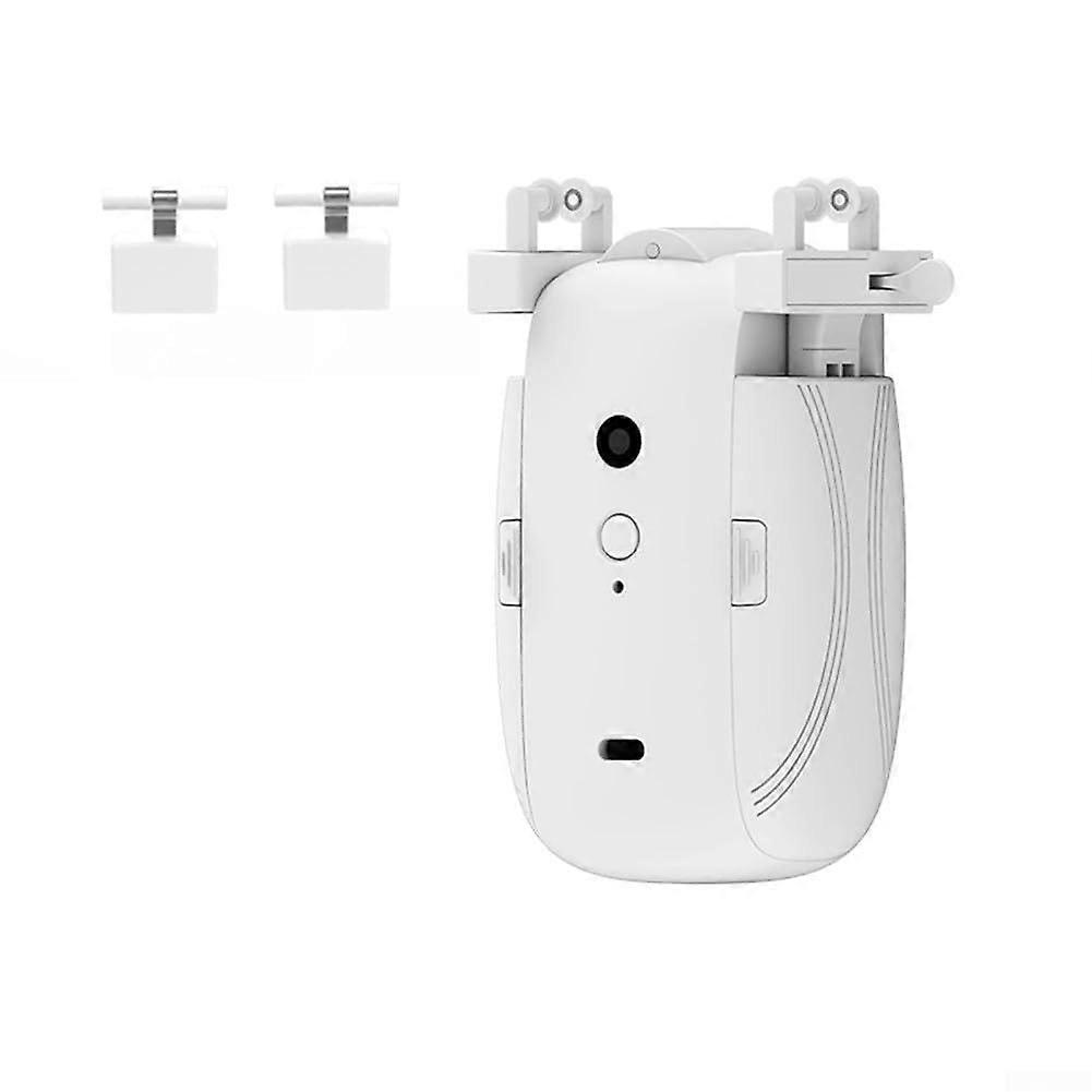 Zigbee Smart Electric Curtain Motor with Tuya App Control, 4000mAh Battery for Urail or Roman Rod, Voice Control (1pc)