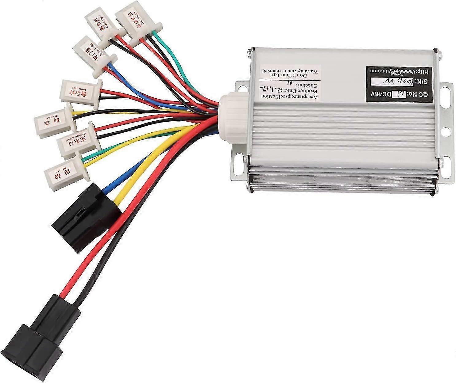 48 فولت 1000 واط استبدال وحدة التحكم في سرعة الدراجات النارية للسكوتر الكهربائي E دراجة ثلاثية العجلات فرشاة المحرك