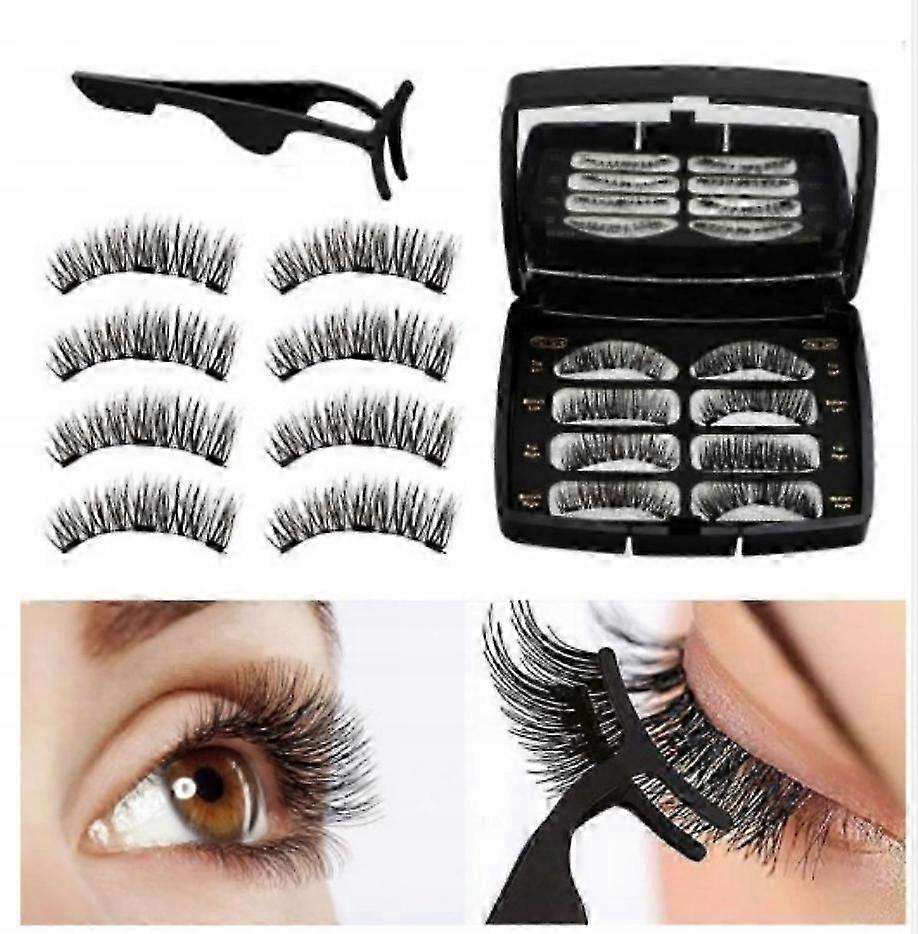 5x Reusable Magnetic False Eyelashes