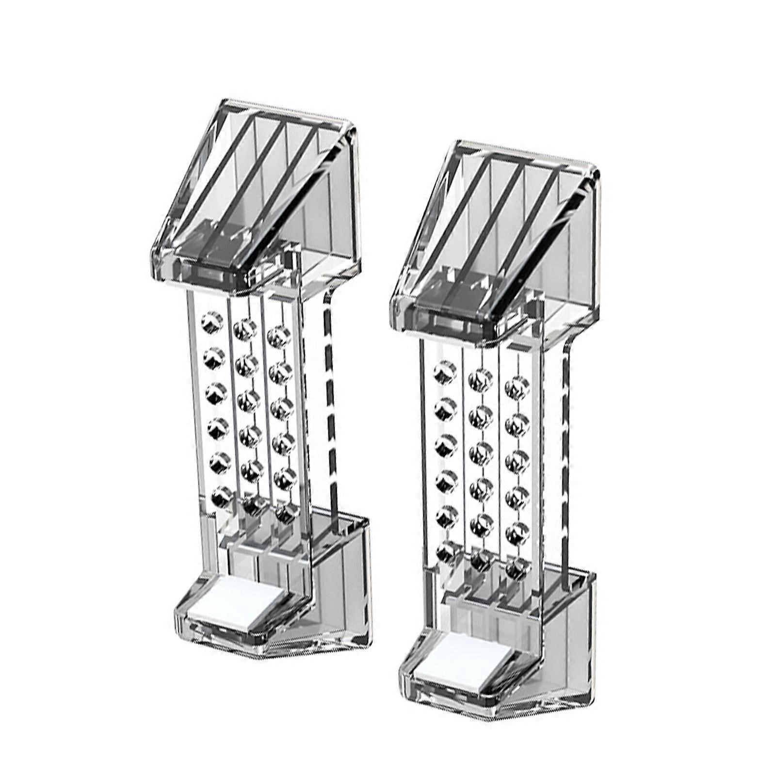 Pack of 2 Gaming Accessories Stable Stand Base for NS2 Dock Stand Game Console Base Bracket Enhances Airflows  Clear