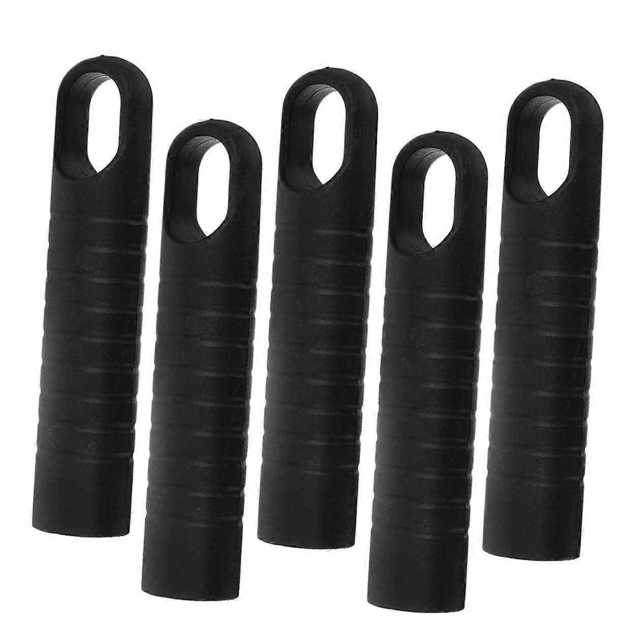 5pcs Mop Handle Replacement Sticks Plastic Grip for Hardwood Floor Cleaning Assembly