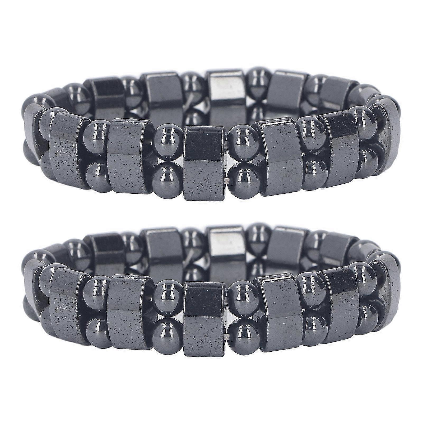 2PCS Copper Magnetic Bangle Set compatible with Health & Wellness Support