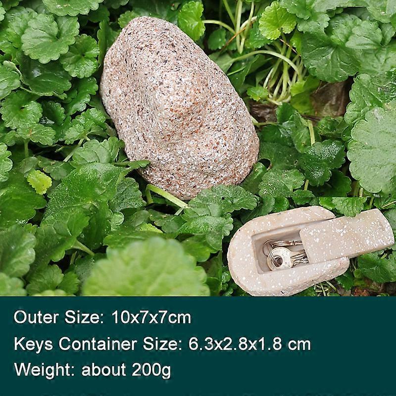 Creative Outdoor Garden Key Safe Box Hidden Rock Hide Keys In Stone Safety Storage Box For Home RV Spare Key Safes