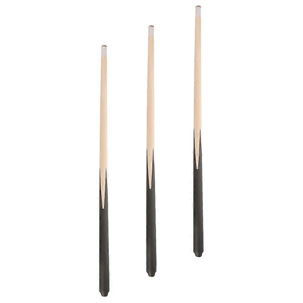 Child-Sized Hardwood Billiard Cue Stick Mini Pool Cue Stick for Playing 3Pcs