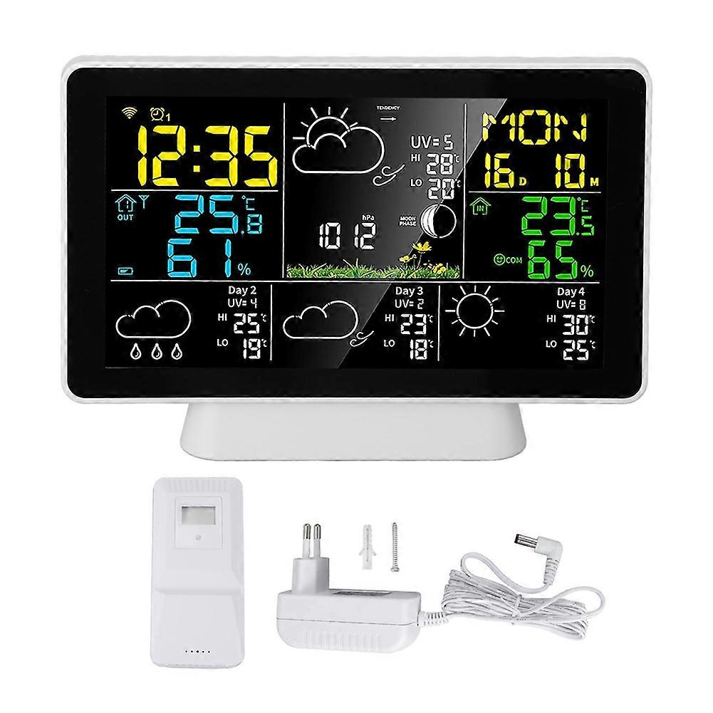 Tuya WiFi Smart Weather Station with 7.5inch Color Display UK Plug