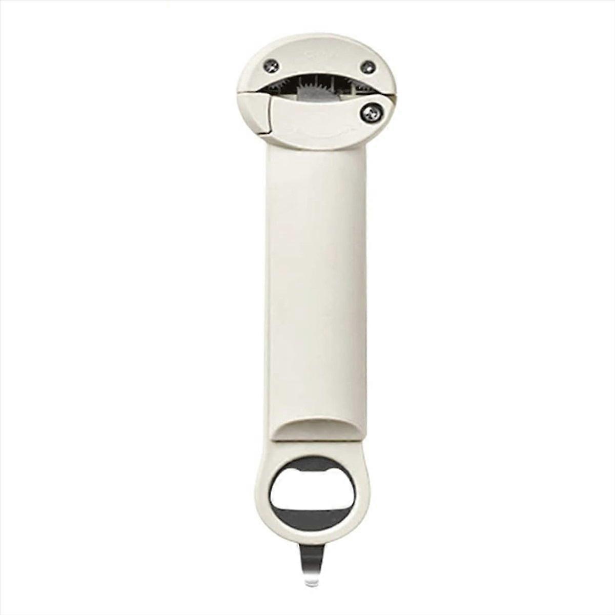 , Multifunctional Retractable Bottle Opener, White