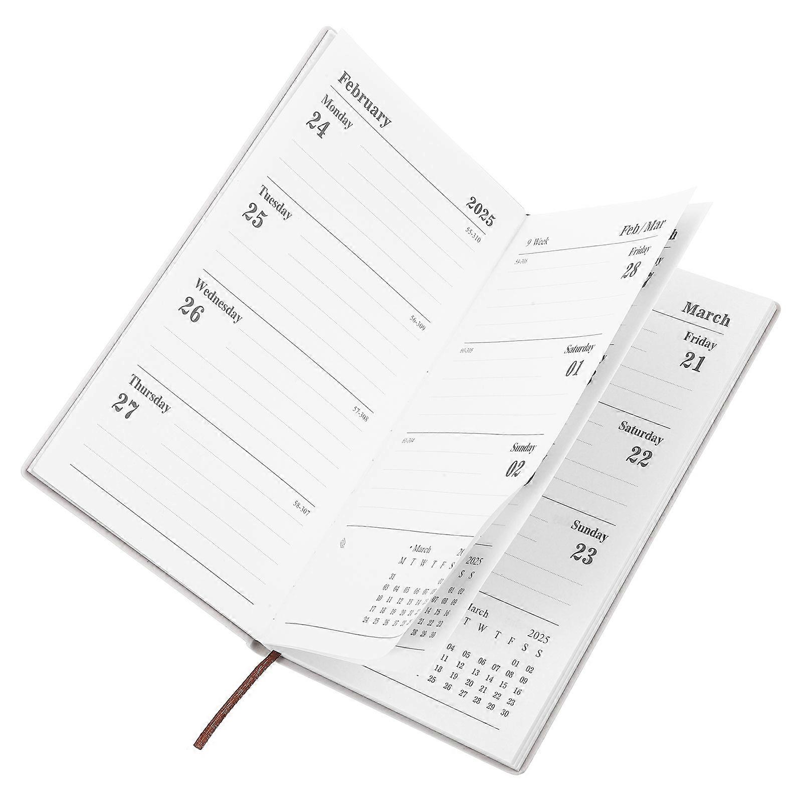 Daily Planner Agenda Notepad for Writing Use with One Practical Notebook