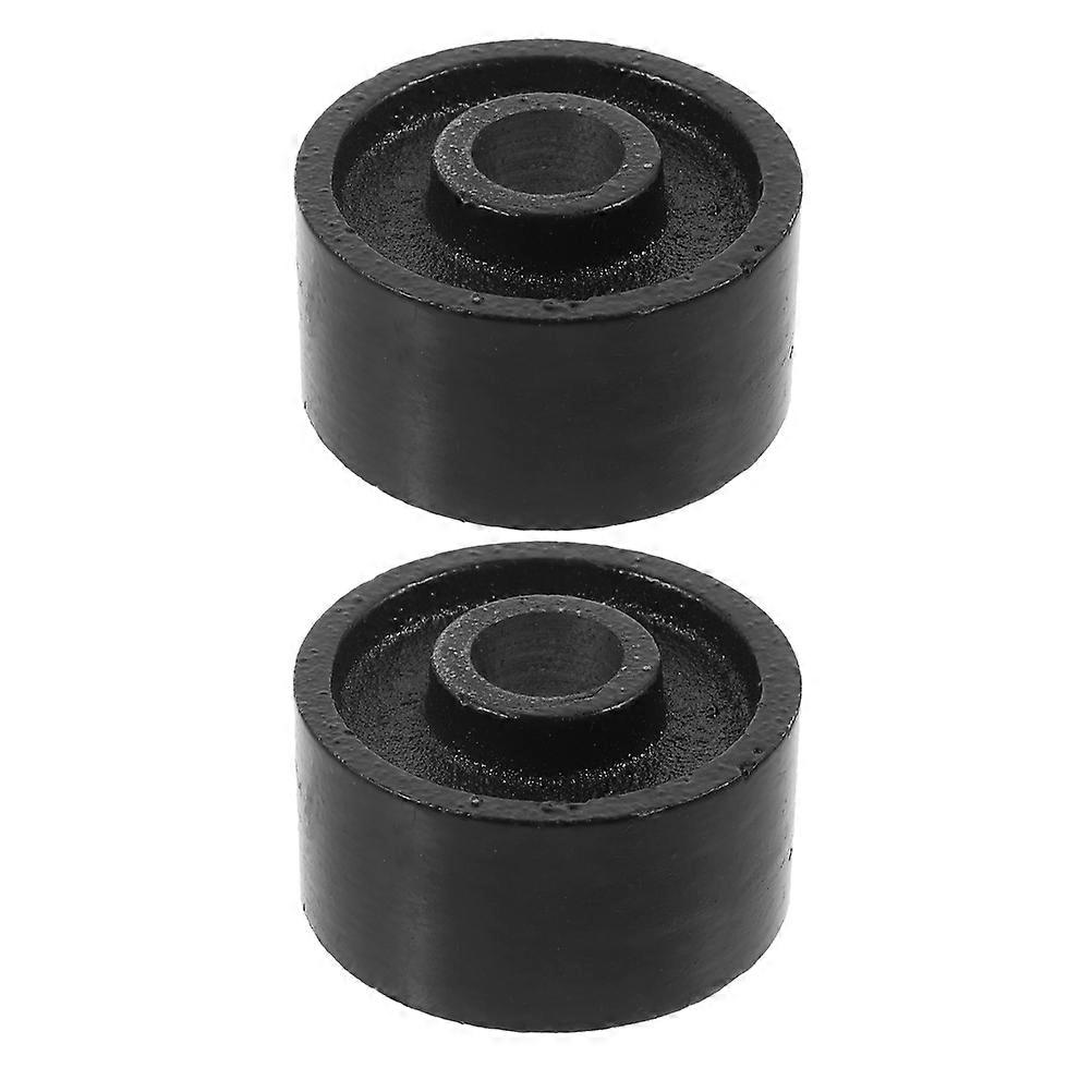 Trailer Jack Wheel Replacement for Floor Jack 2Pcs Steel Durable Wheels
