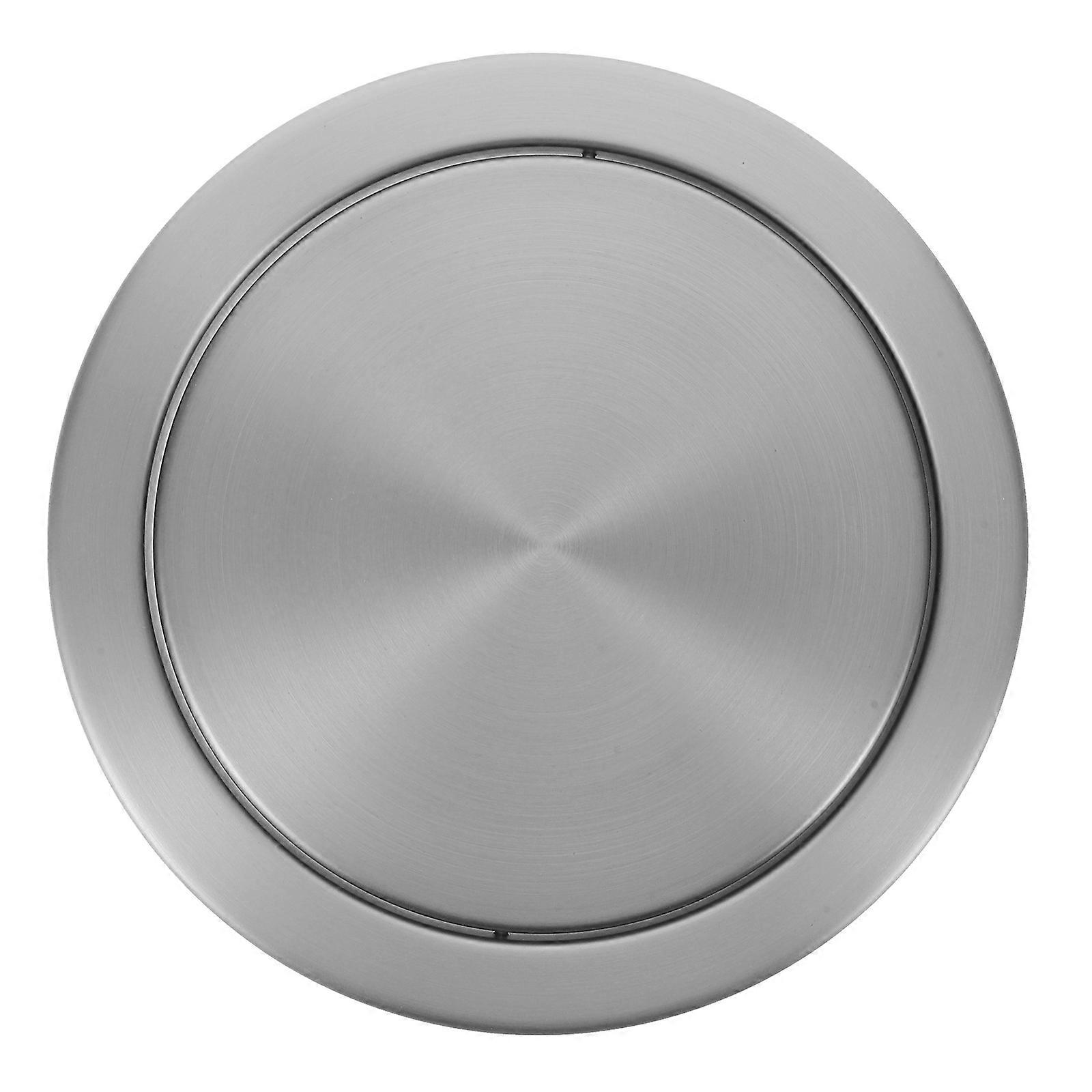 Countertop Trash Can Lid Built-in Embedded Swing Lid 1 Piece for Bathroom