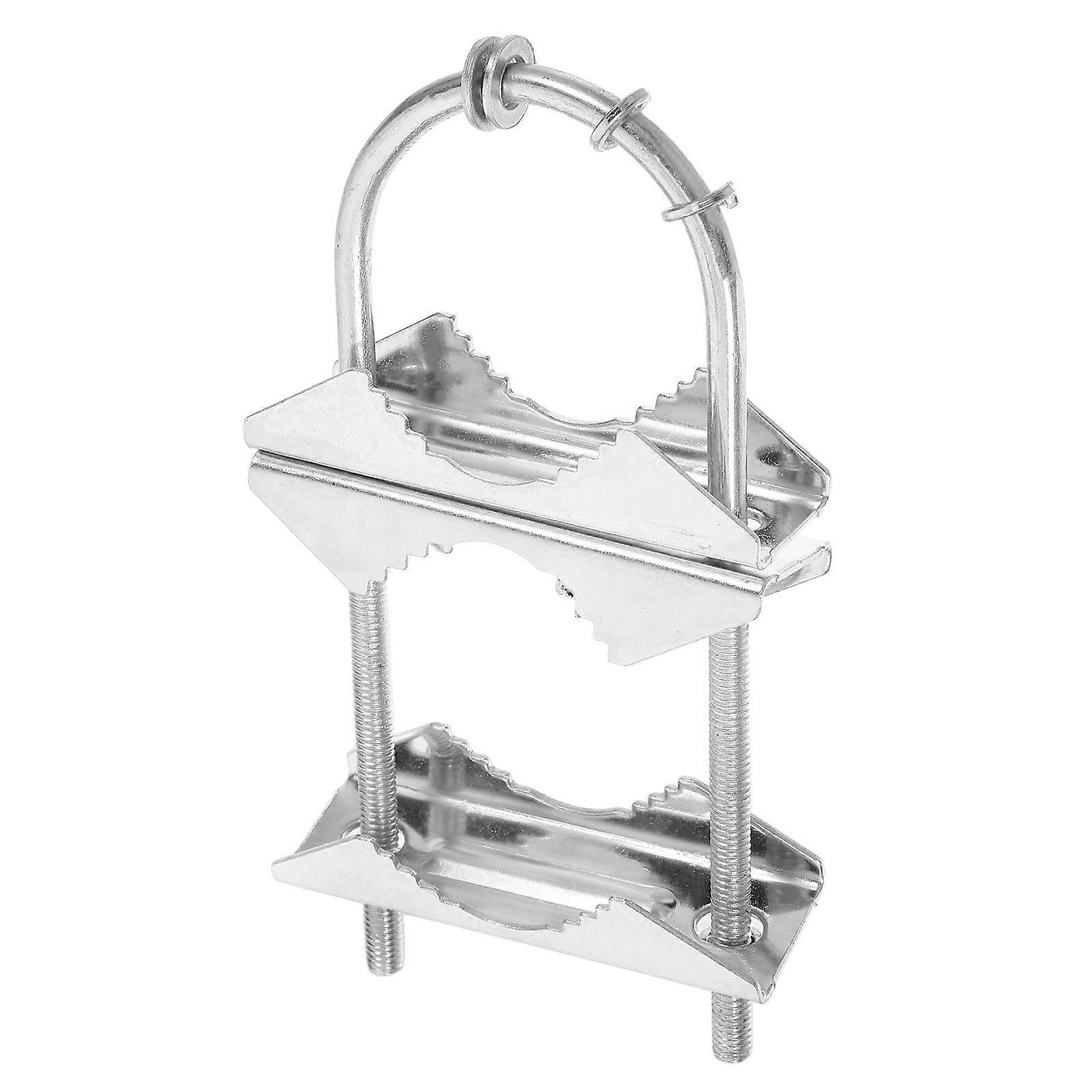 Silver Iron Antenna Mount Bracket for Home Use Versatile and Durable with Easy Installation 1 Piece