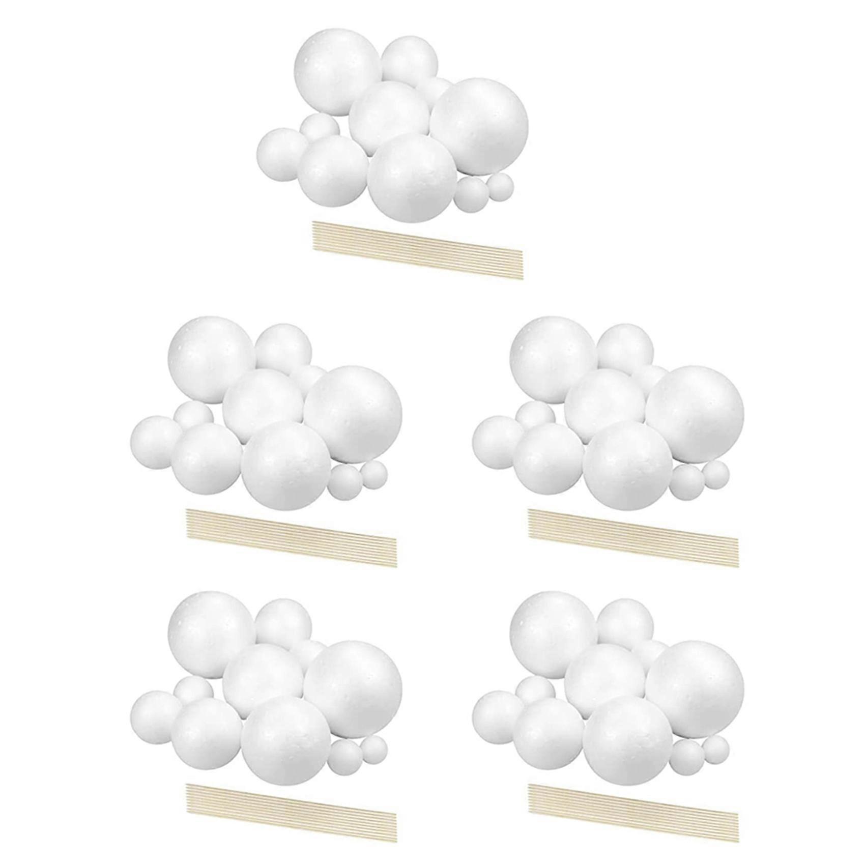 Solar System Project Kit, PlanetModel Crafts 70 Mixed Sized Polystyrene Spheres Balls for School Science Projects
