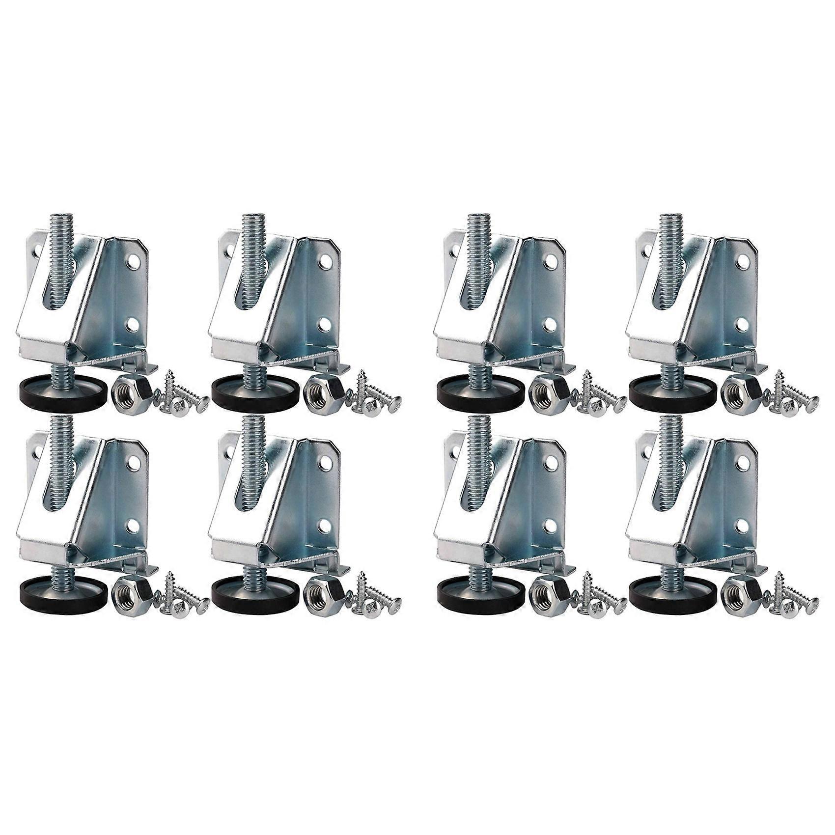 8X Leveling Feet Heavy Duty Furniture Levelers Adjustable Table Leg Leveler with Lock Nuts