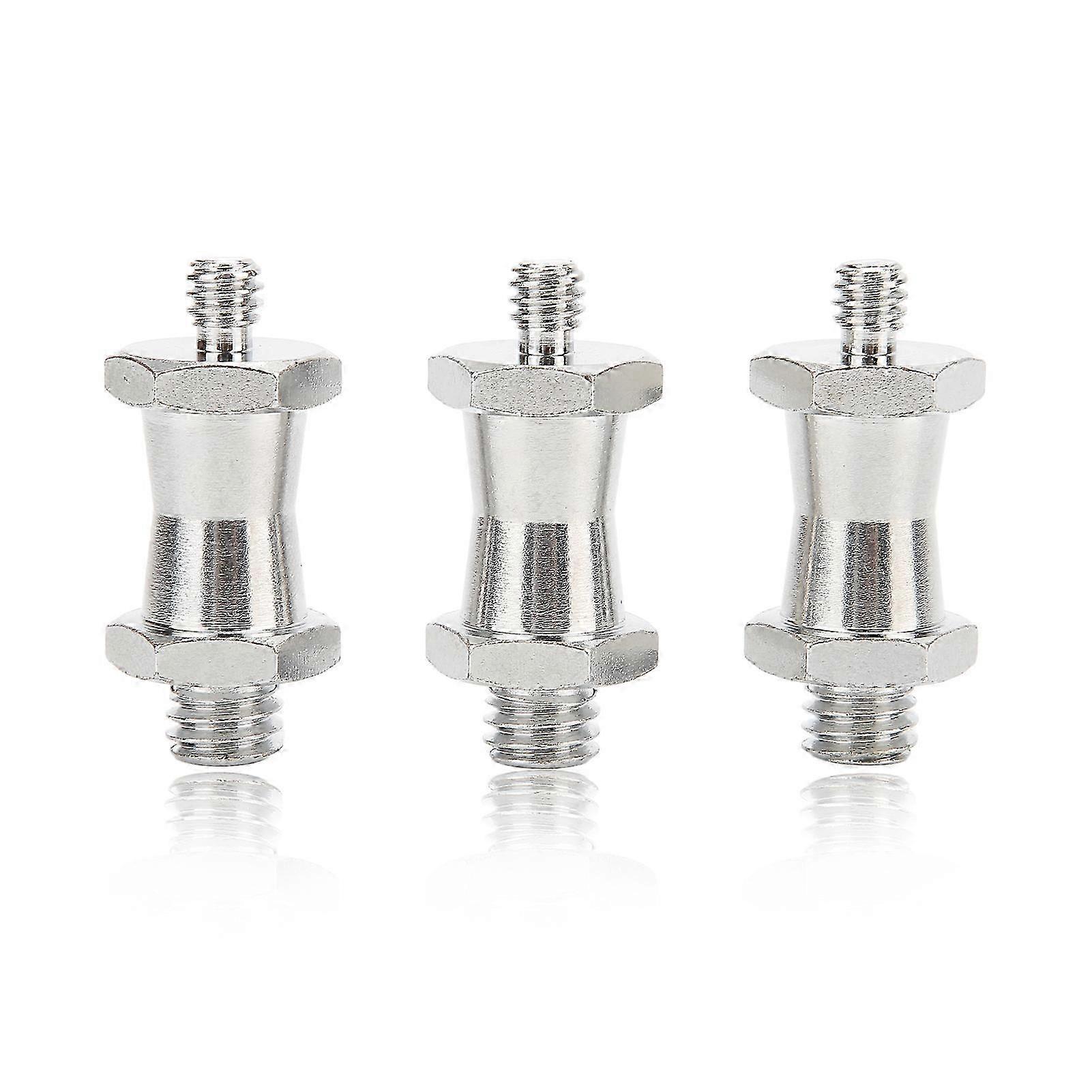 Camera Tripod Studio Light Stand Copper Screw Adapter Set (3pcs)