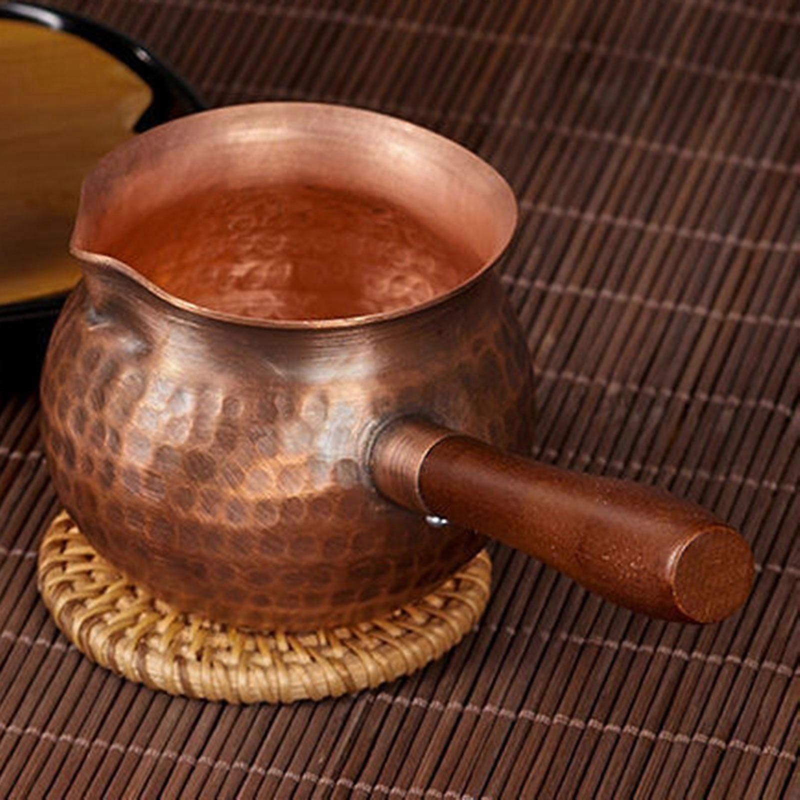 Solid Copper Turkish Greek Coffee Makerb