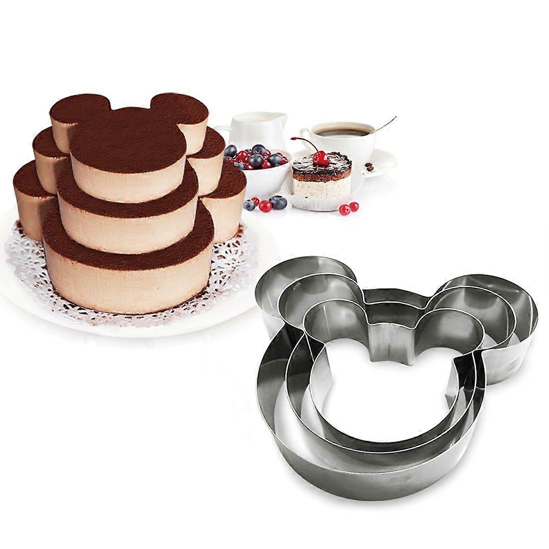 Cake Ring Molds Set, Stainless Steel Baking Rings for Precise Layering and Flawless Presentation