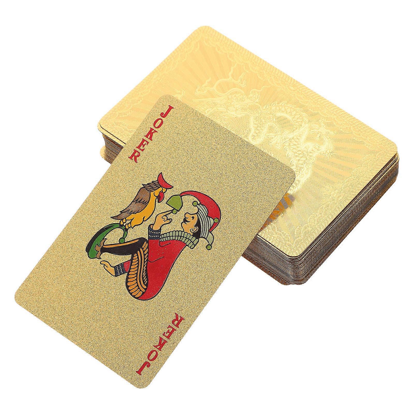 Card Deck Playing Cards Waterproof for 1 Deck Travel Fun