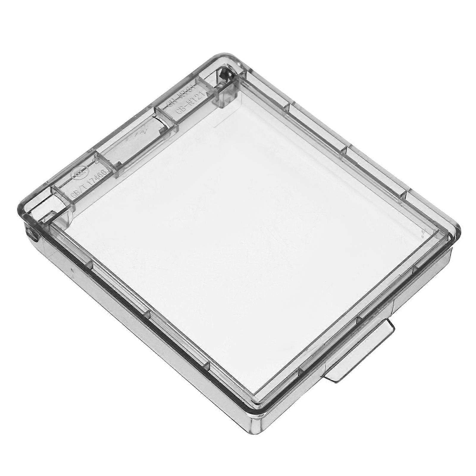 Socket Guard Transparent Cover for Protection 2Pcs Adhesive Outlet Protector