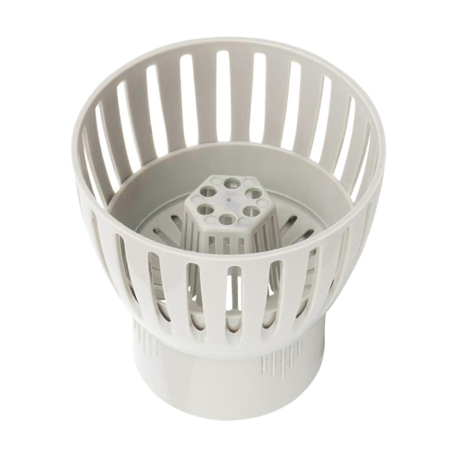 Pool Skimmer Basket for Efficient Leaf Removal, 50mm AllWeather Pond Strainer for Debris