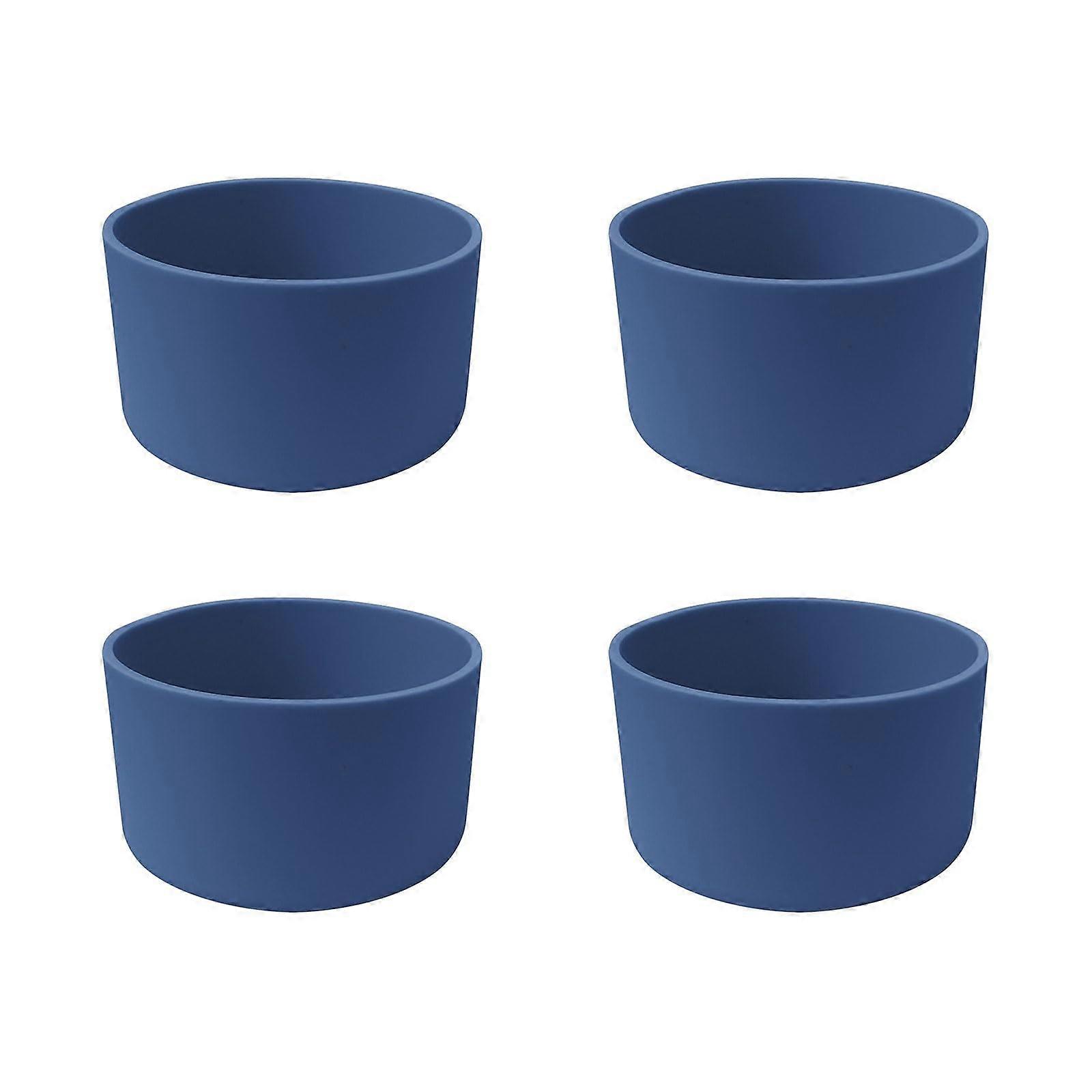 4PCS Silicone Water Bottle Boot Covers Protective Silicone Sleeves Scratch Resistant MultiColor
