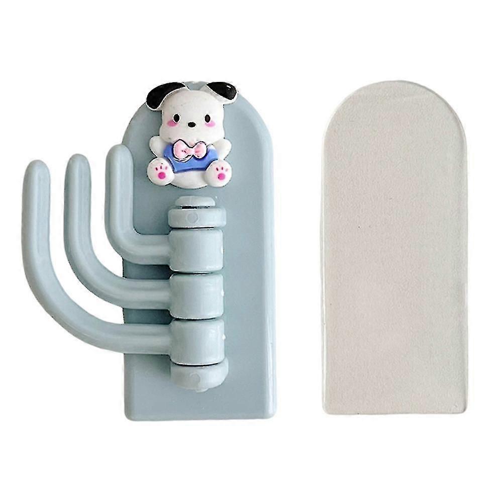 Cute Catoon Adhesive Hook Wall Mounted Seamless Hook Multipurpose Key Holder Hook
