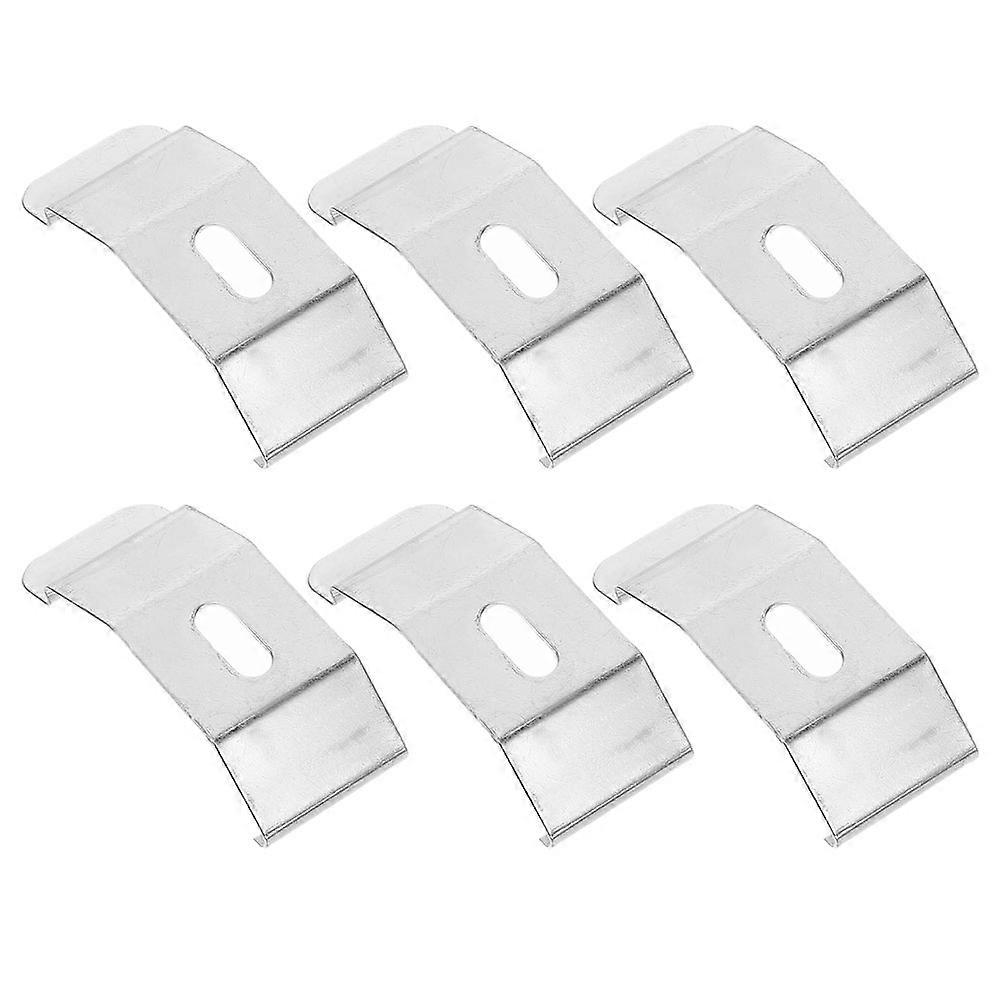 Roller Shade Brackets for Ceiling and Wall Installation Window Blinds 6Pcs