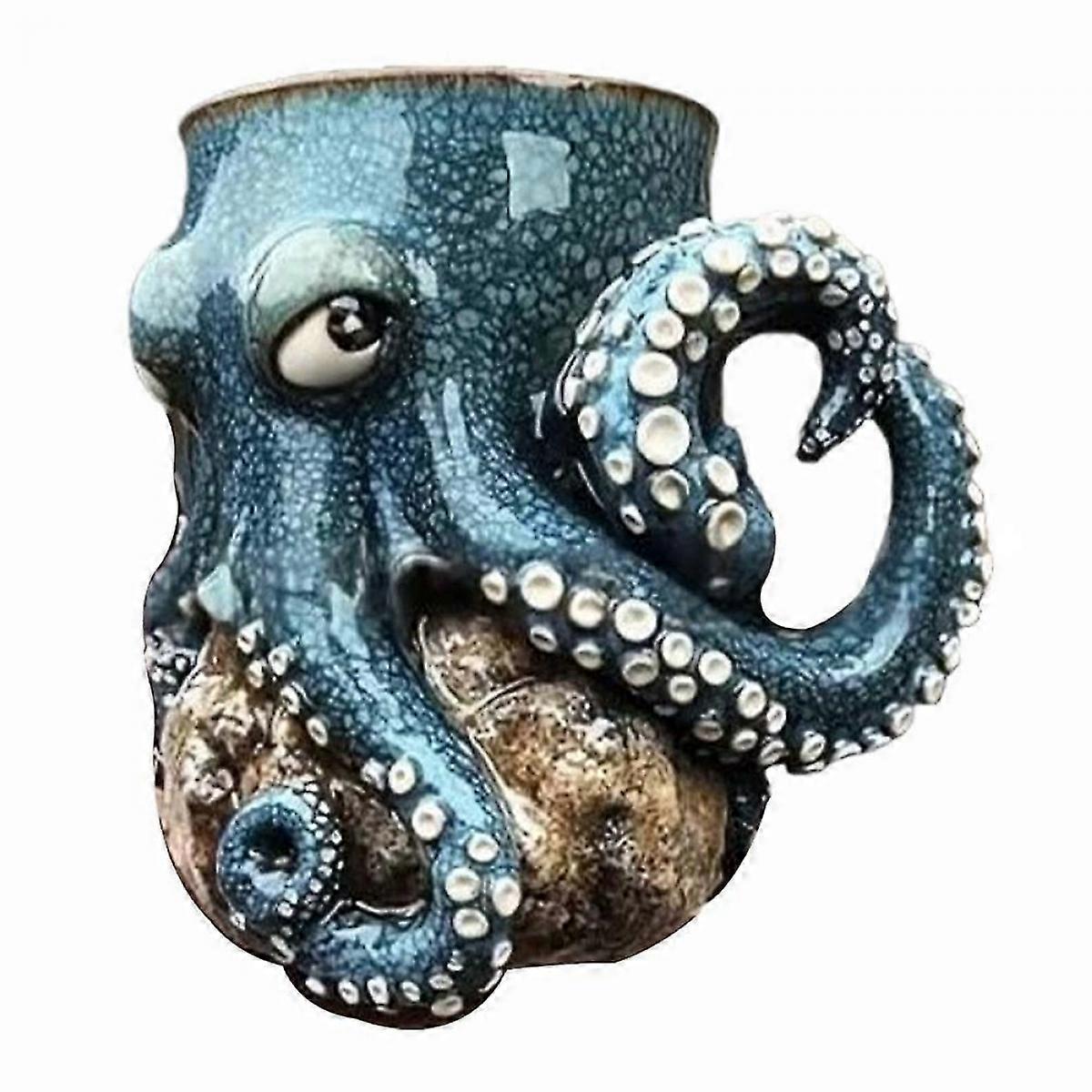 Creative Octopus Ceramic Mug Coffee Tea Cup Gift Set