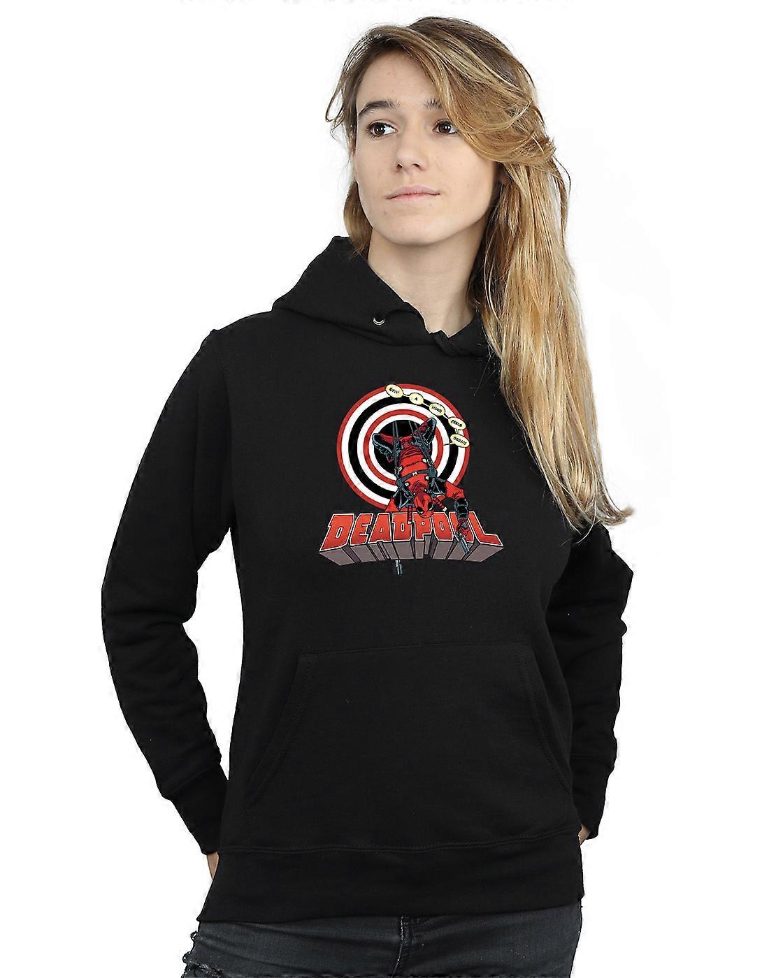 Marvel Women's Deadpool Upside Down Hoodie