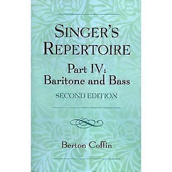 Repertório do Cantor Parte IV Barítono e Baixo - Berton Coffin